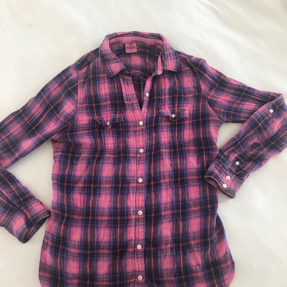 PINK Flannel Shirt